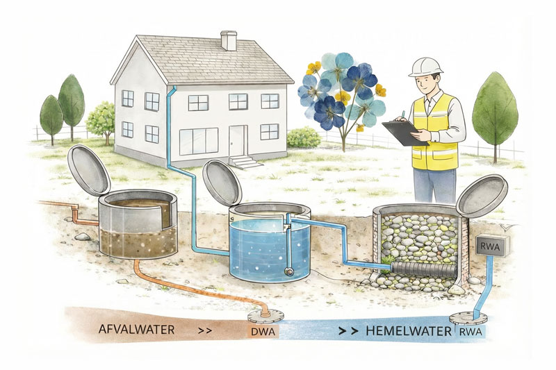 Rioolkeuring – controle afval- en hemelwaterafvoer