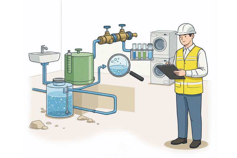 Keuring van de private binneninstallatie